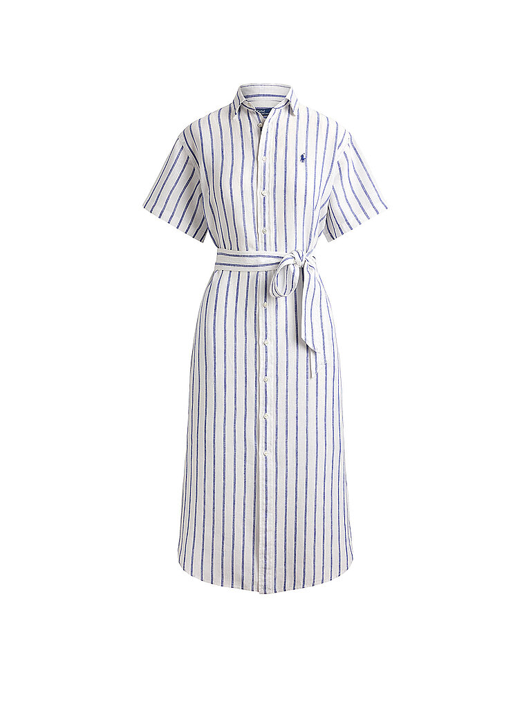 Ralph Lauren Midikleid blanco 40