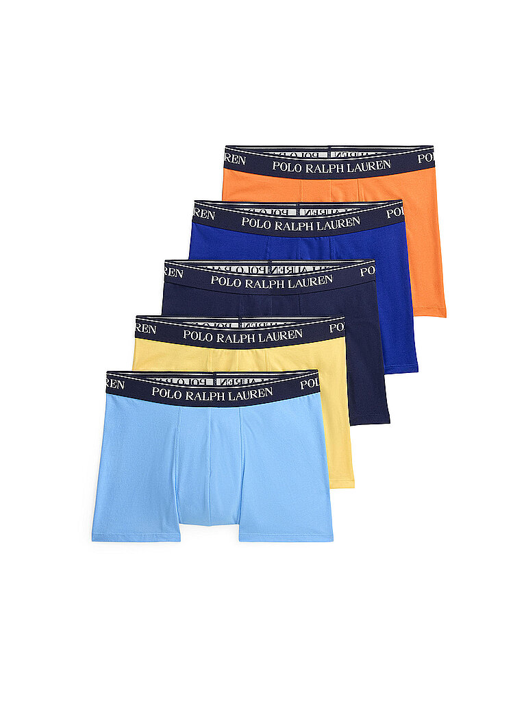 Pantalones Paq. de 5 azul /banana/azul marino/naranja azul L