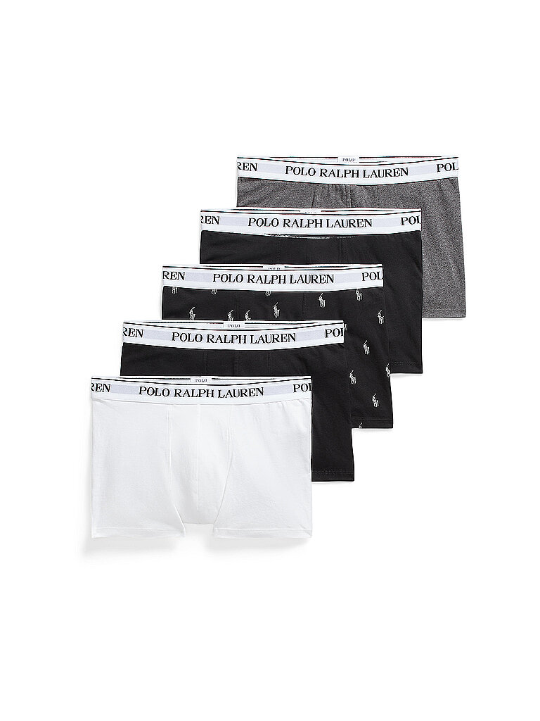 POLO RALPH LAUREN Pantalones pack de 5 blanco / negro /bichr /negro blanco | XL