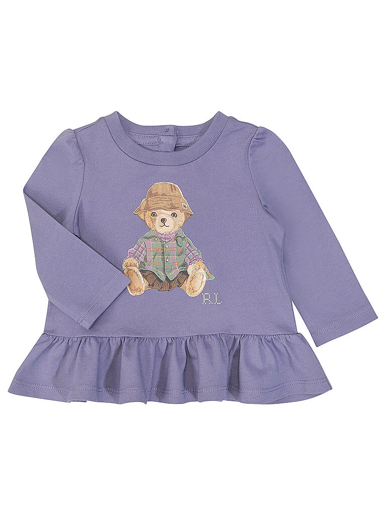 Polo Ralph Lauren Camiseta de manga larga para bebé morado