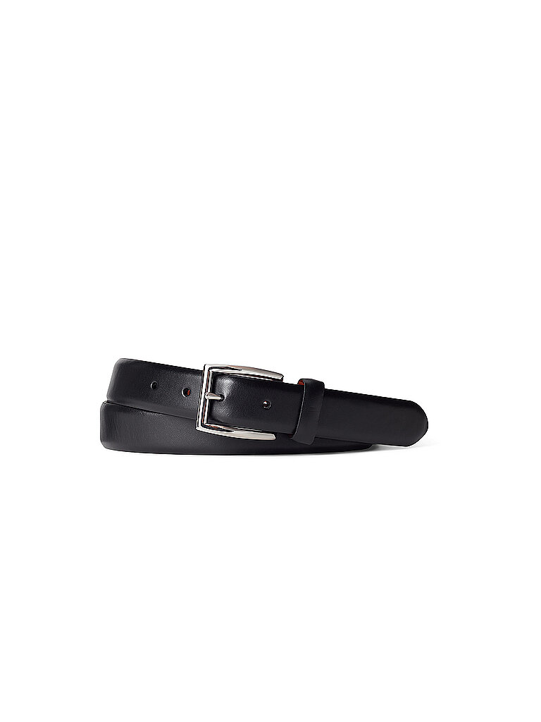 Cinturón de cuero negro 36