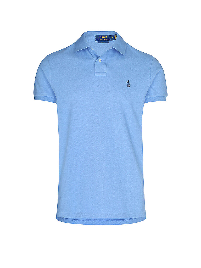 Polo Slim Fit azul claro L