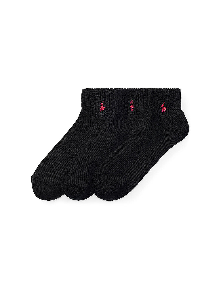 Pack de 3 calcetines tipo sneaker negros negro