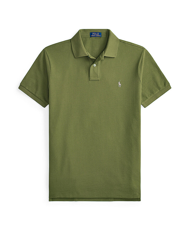 Polo Custom Slim Fit oliva L