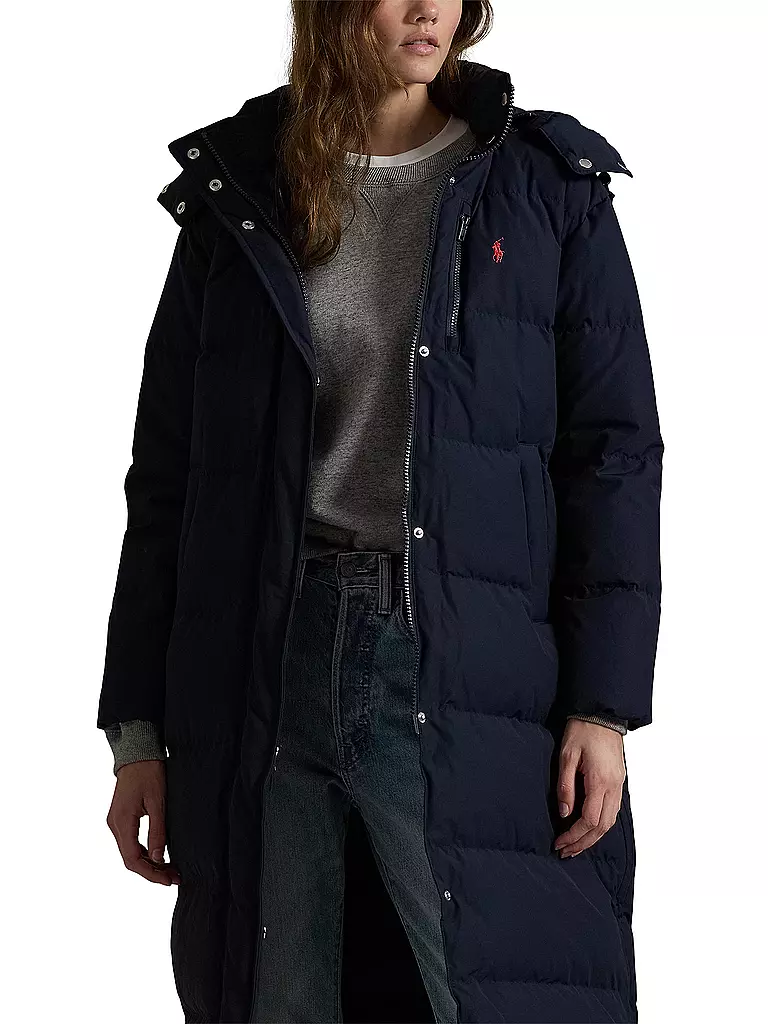 POLO RALPH LAUREN | Abrigo acolchado de plumón | Azul oscuro