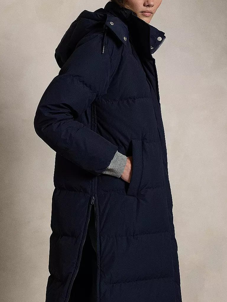 POLO RALPH LAUREN | Abrigo acolchado de plumón | Azul oscuro