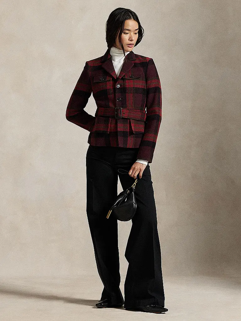 POLO RALPH LAUREN | Blazer | Rojo oscuro