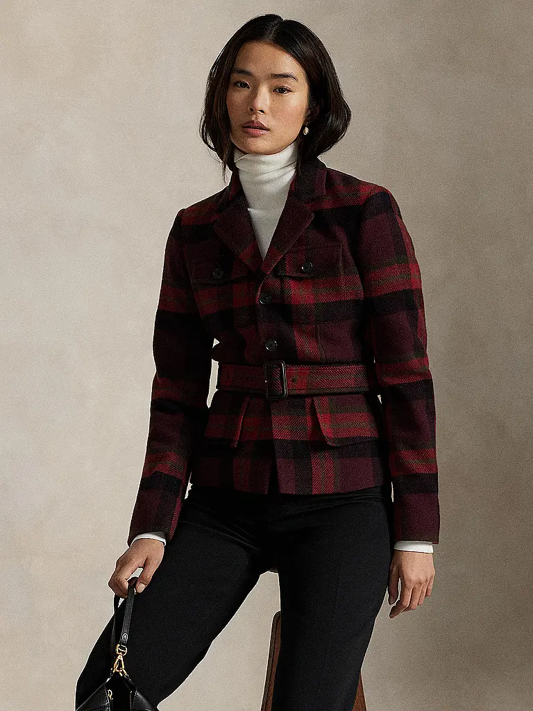 POLO RALPH LAUREN | Blazer | Rojo oscuro