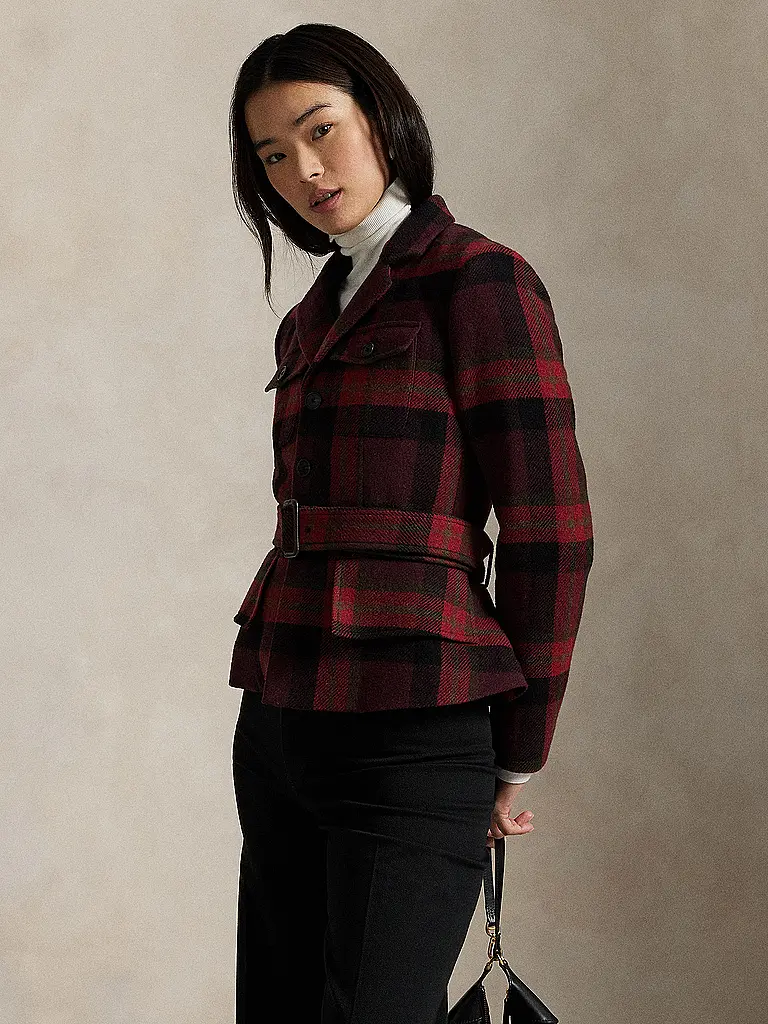 POLO RALPH LAUREN | Blazer | Rojo oscuro