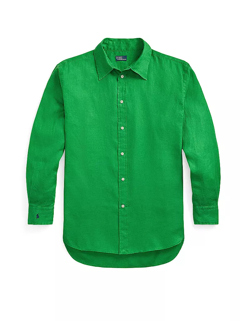 POLO RALPH LAUREN | Blusa de lino | Verde