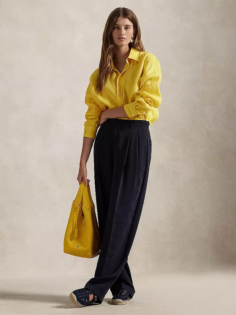 POLO RALPH LAUREN | Blusa de lino | Amarillo