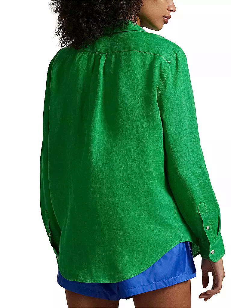 POLO RALPH LAUREN | Blusa de lino | Verde