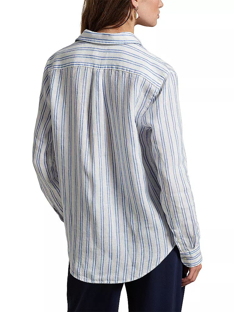 POLO RALPH LAUREN | Blusa de lino | Azul