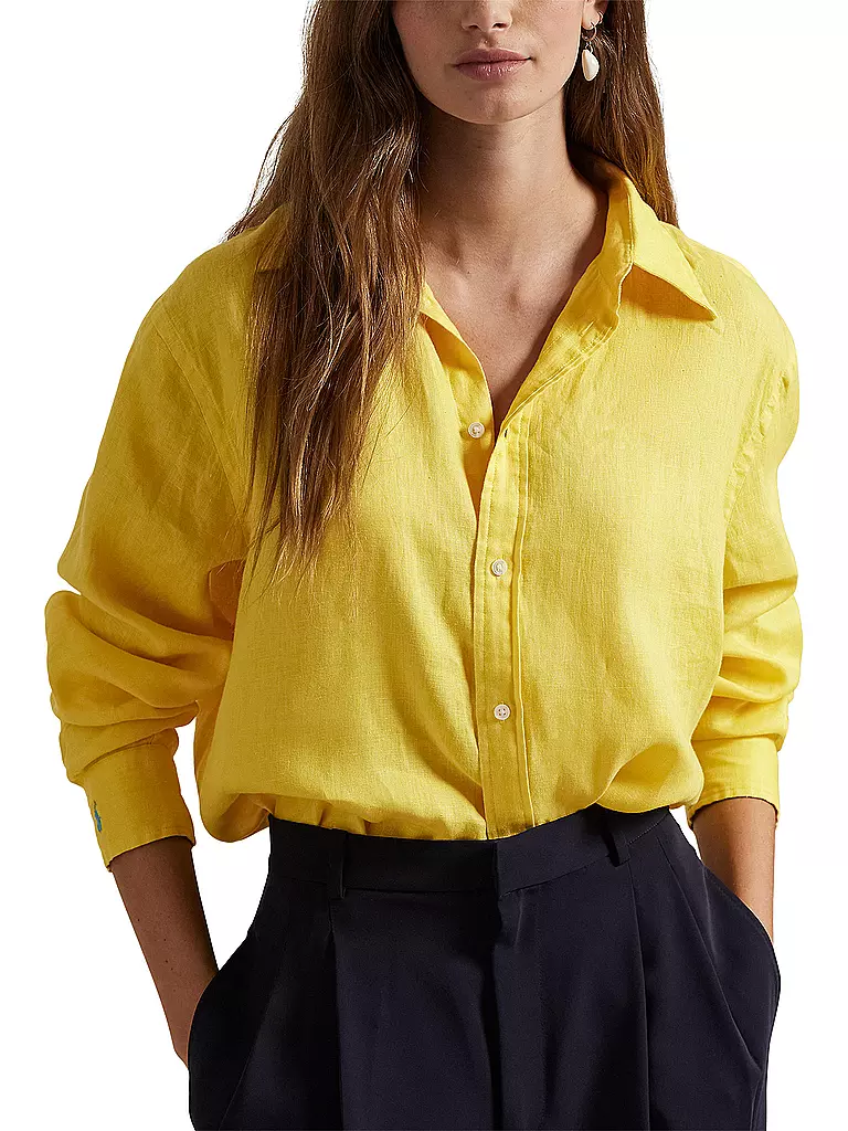 POLO RALPH LAUREN | Blusa de lino | Amarillo