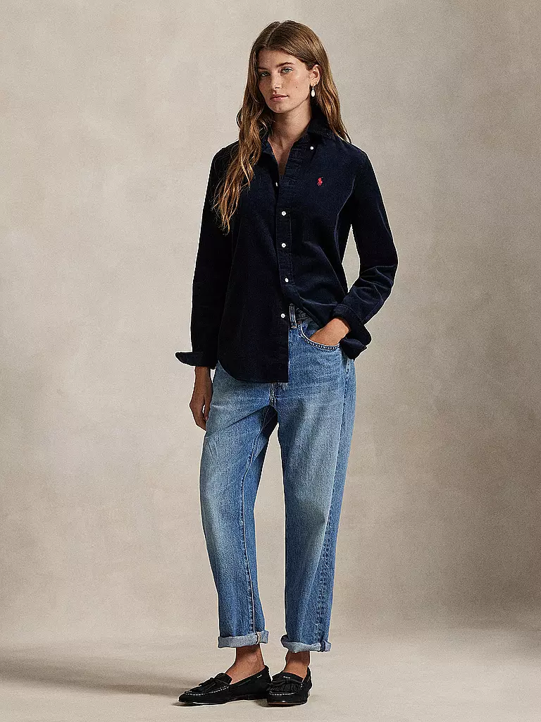 POLO RALPH LAUREN | Blusa de pana | Azul oscuro