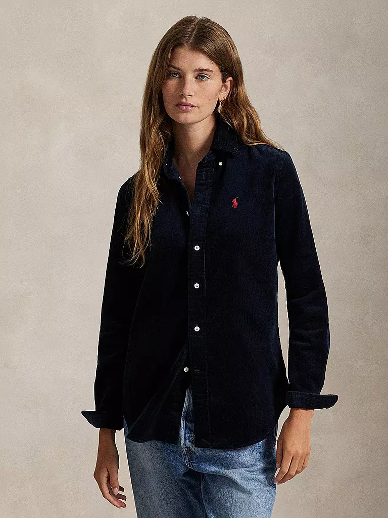 POLO RALPH LAUREN | Blusa de pana | Azul oscuro