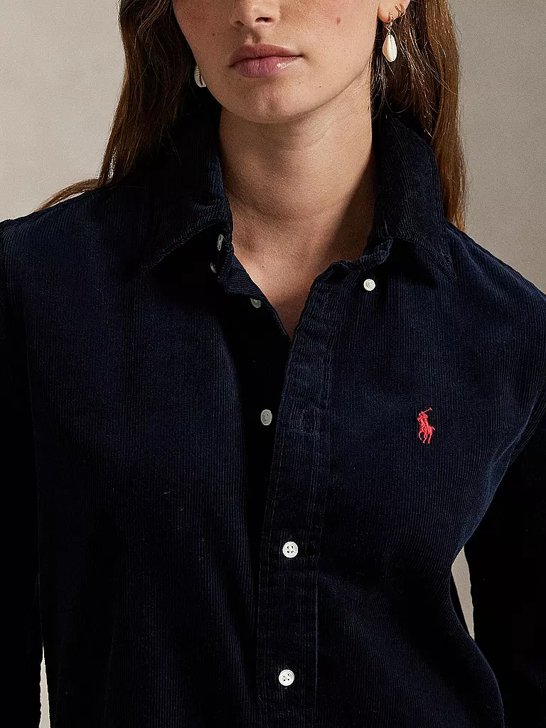 POLO RALPH LAUREN | Blusa de pana | Azul oscuro
