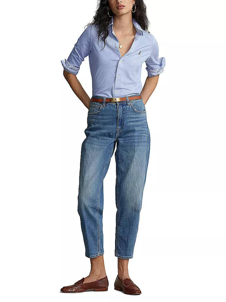 POLO RALPH LAUREN | Blusa Skinny Fit HEIDI | Azul claro