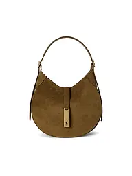 POLO RALPH LAUREN | Bolso de cuero - Bolso de hombro pequeño | Marrón