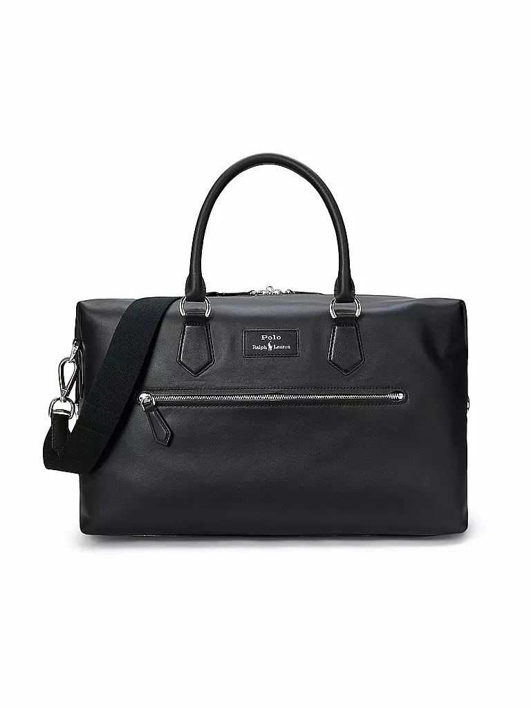 POLO RALPH LAUREN | Bolso de cuero - Weekender | Negro