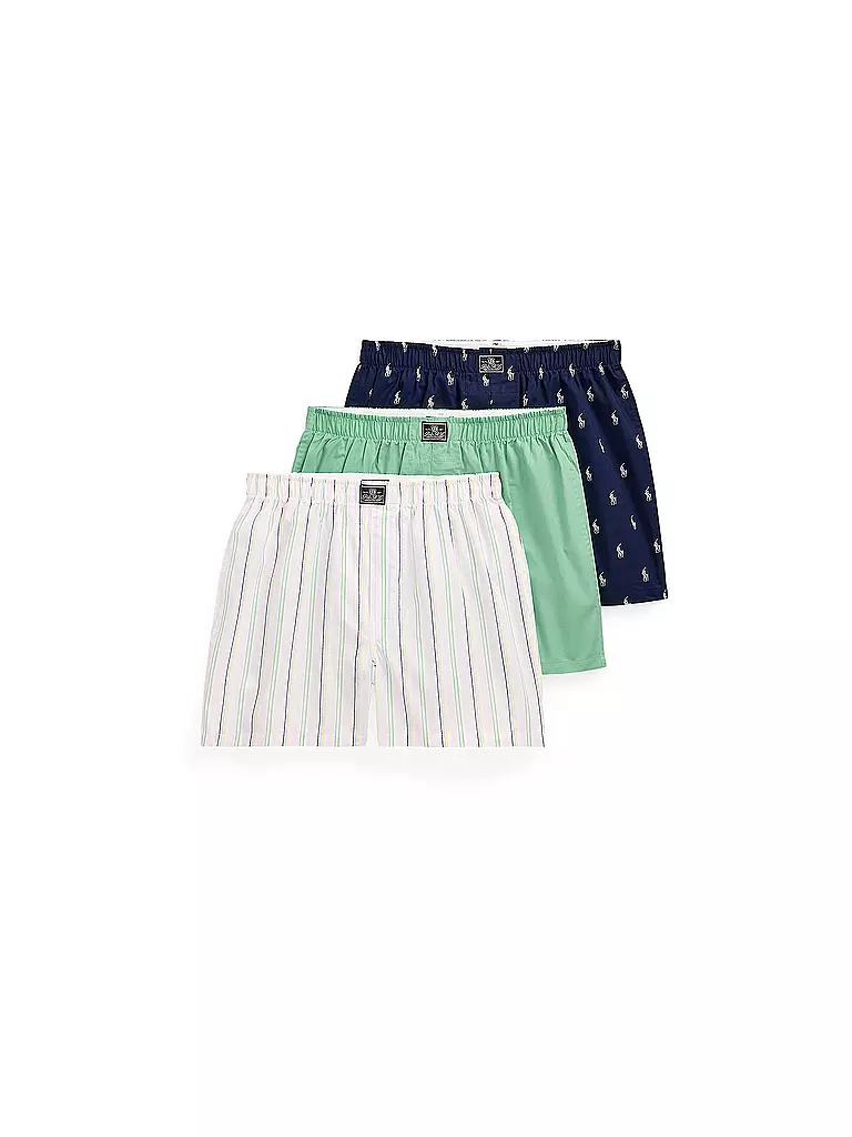 POLO RALPH LAUREN | Boxershorts Paquete de 3 azul | Blanco