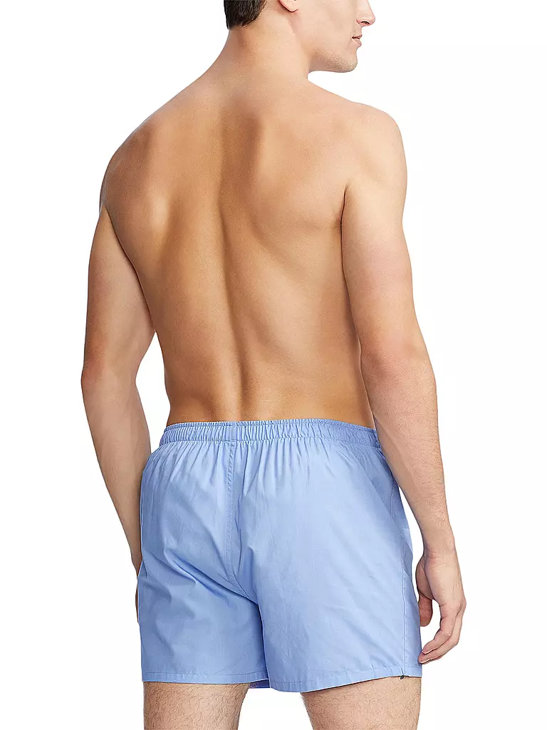 POLO RALPH LAUREN | Boxershorts paquete de 3 blanco, azul claro, marino | Azul claro