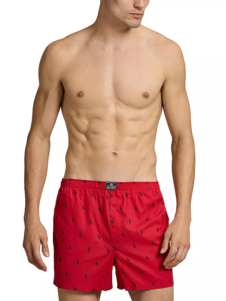 POLO RALPH LAUREN | Boxershorts Paquete de 3 rojo / cr | Azul