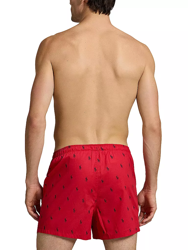 POLO RALPH LAUREN | Boxershorts Paquete de 3 rojo / cr | Azul