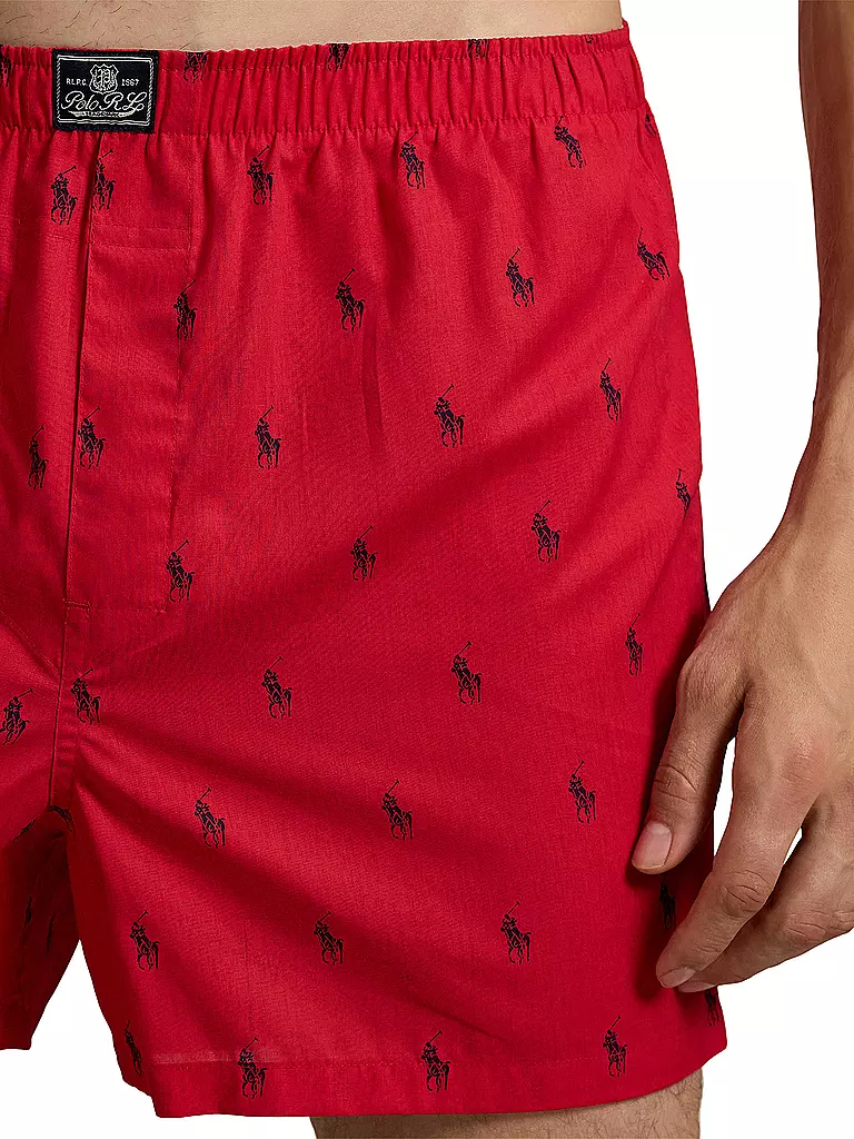 POLO RALPH LAUREN | Boxershorts Paquete de 3 rojo / cr | Azul