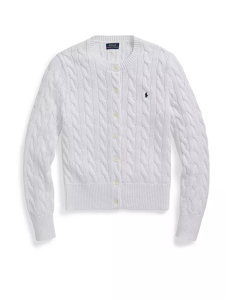POLO RALPH LAUREN | Cárdigan ajustado | Blanco