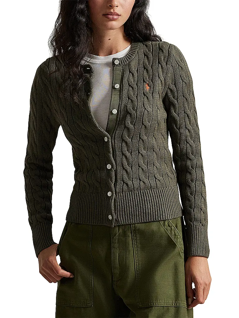 POLO RALPH LAUREN | Cárdigan Slim Fit | Oliva
