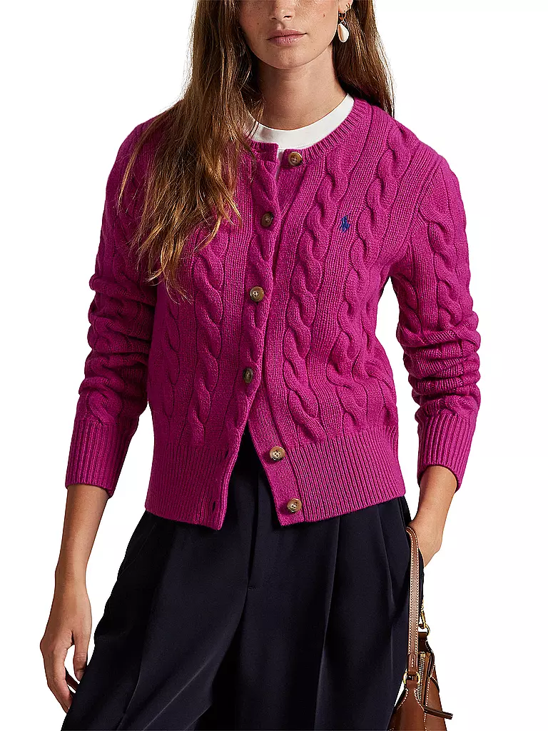 POLO RALPH LAUREN | Cárdigan | Fucsia