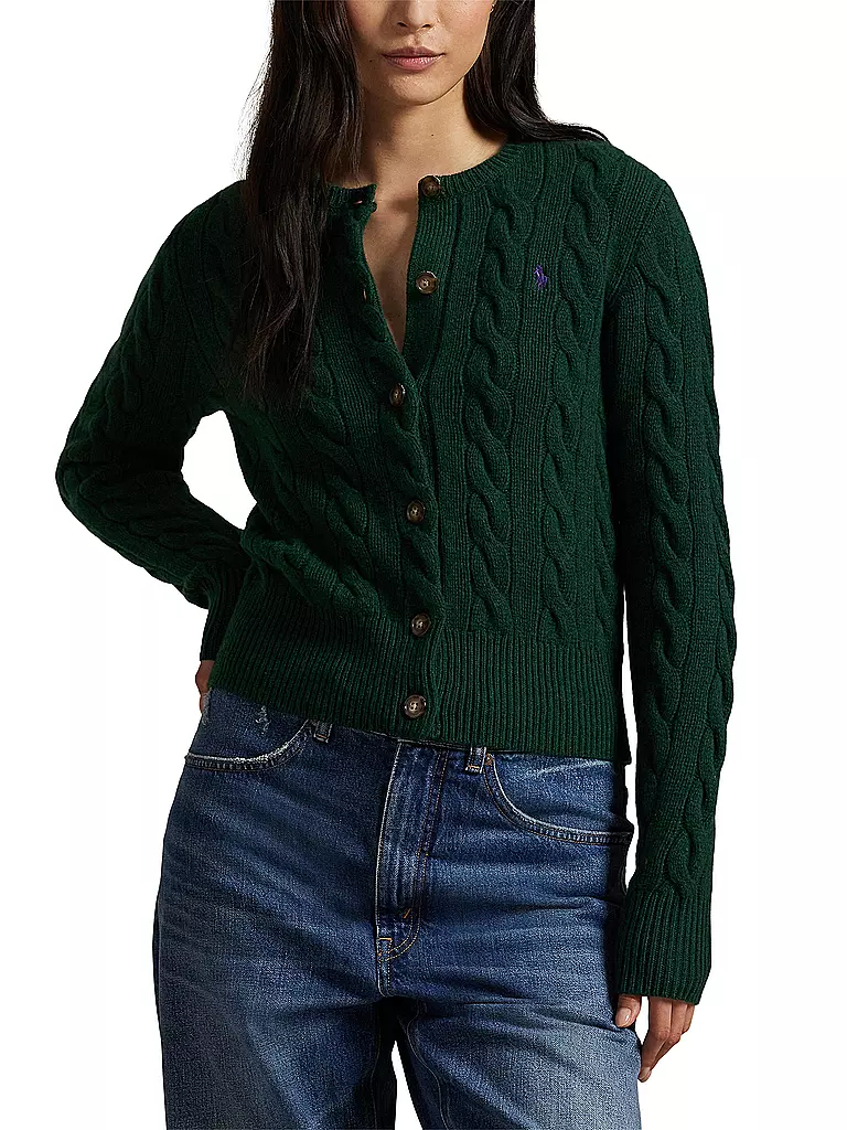 POLO RALPH LAUREN | Cárdigan | Verde oscuro