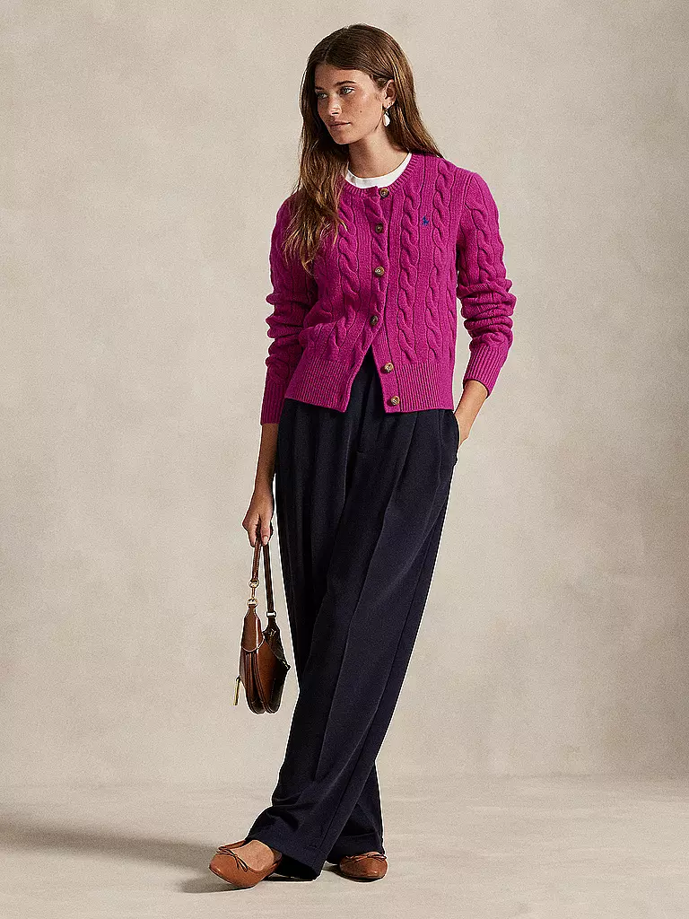 POLO RALPH LAUREN | Cárdigan | Fucsia