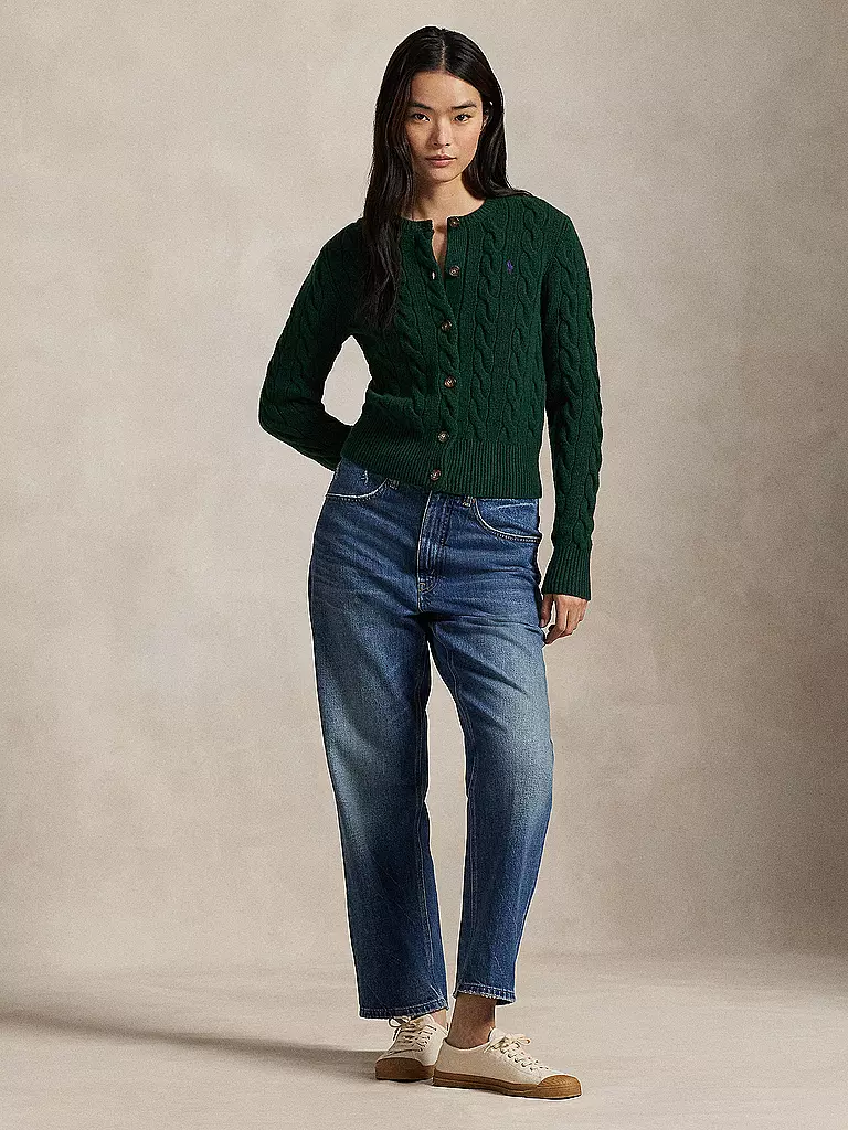 POLO RALPH LAUREN | Cárdigan | Verde oscuro