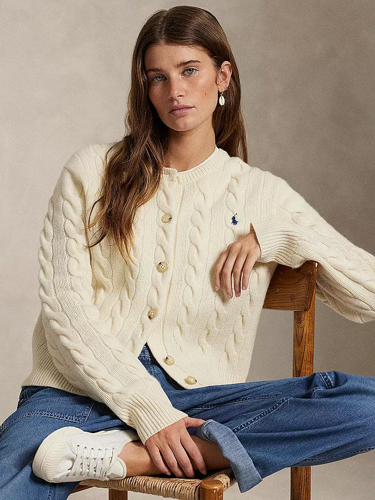POLO RALPH LAUREN | Cárdigan | Crema