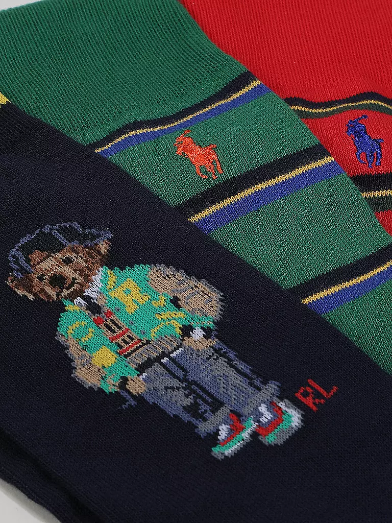 POLO RALPH LAUREN | Caja de regalo de calcetines, paquete de 3, surtido | Multicolor