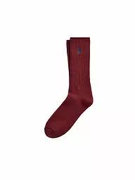 POLO RALPH LAUREN | Calcetines 40-46 everglade | Rojo oscuro