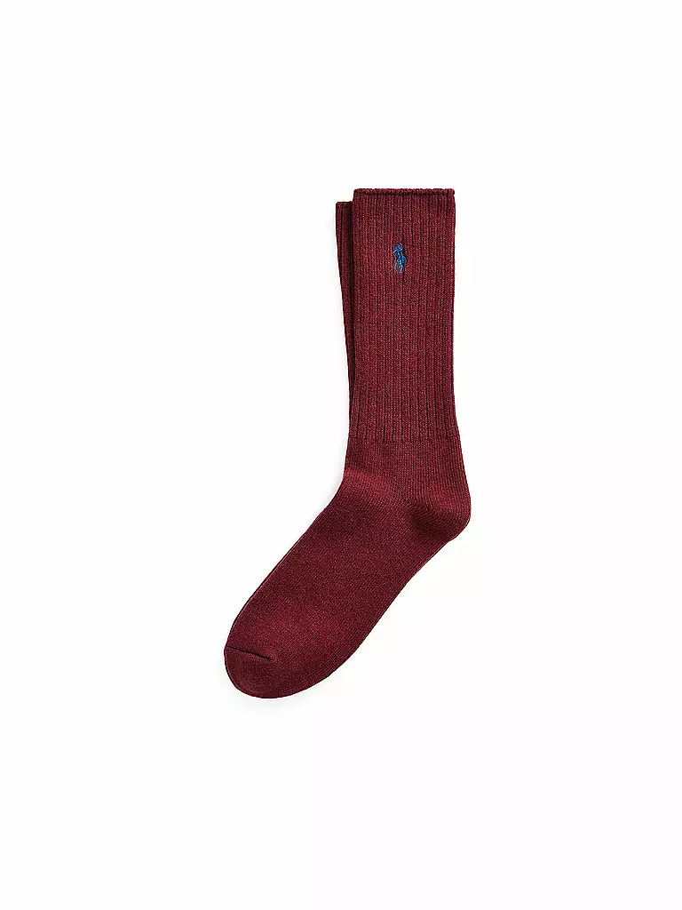 POLO RALPH LAUREN | Calcetines 40-46 burdeos | Rojo oscuro