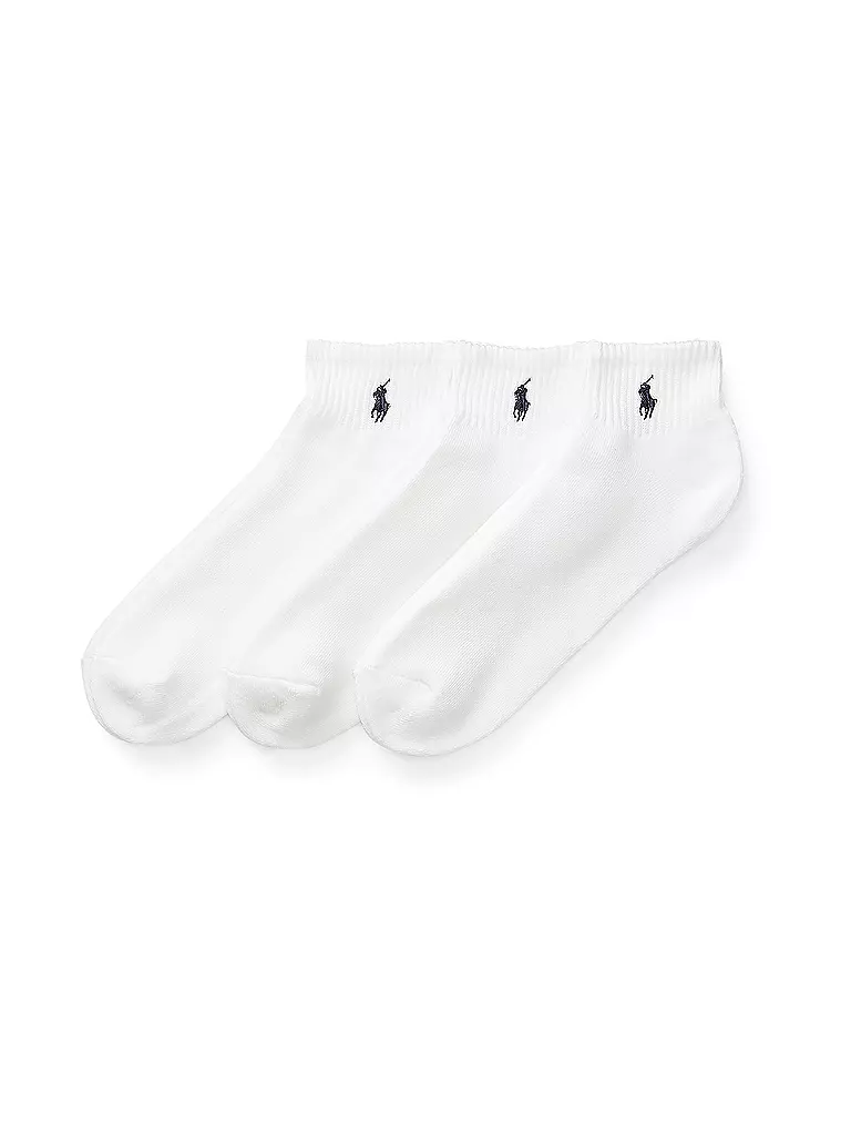 POLO RALPH LAUREN | Calcetines de deporte, paquete de 3, blanco | Blanco