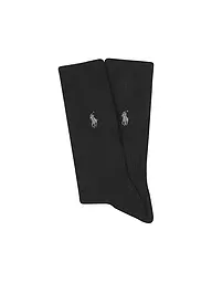 POLO RALPH LAUREN | Calcetines de hombre, paquete de 2, negro | Negro