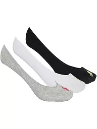 POLO RALPH LAUREN | Calcetines invisibles paquete de 3 negro / blanco / gris | Multicolor