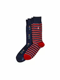 POLO RALPH LAUREN | Calcetines Paquete de 2 navy bear / stripe | Azul oscuro