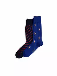 POLO RALPH LAUREN | Calcetines Paquete de 2 hunter / wine / navy | Azul