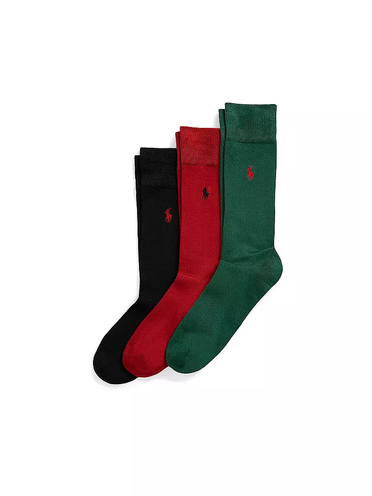 POLO RALPH LAUREN | Calcetines paquete de 3 negro surtido | Negro