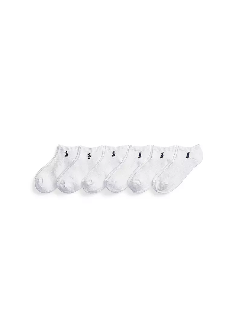 POLO RALPH LAUREN | Calcetines paquete de 6 blanco | Blanco
