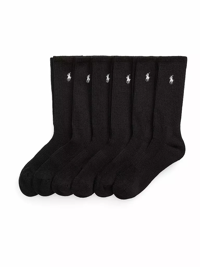 POLO RALPH LAUREN | Calcetines paquete de 6 negro | Azul oscuro