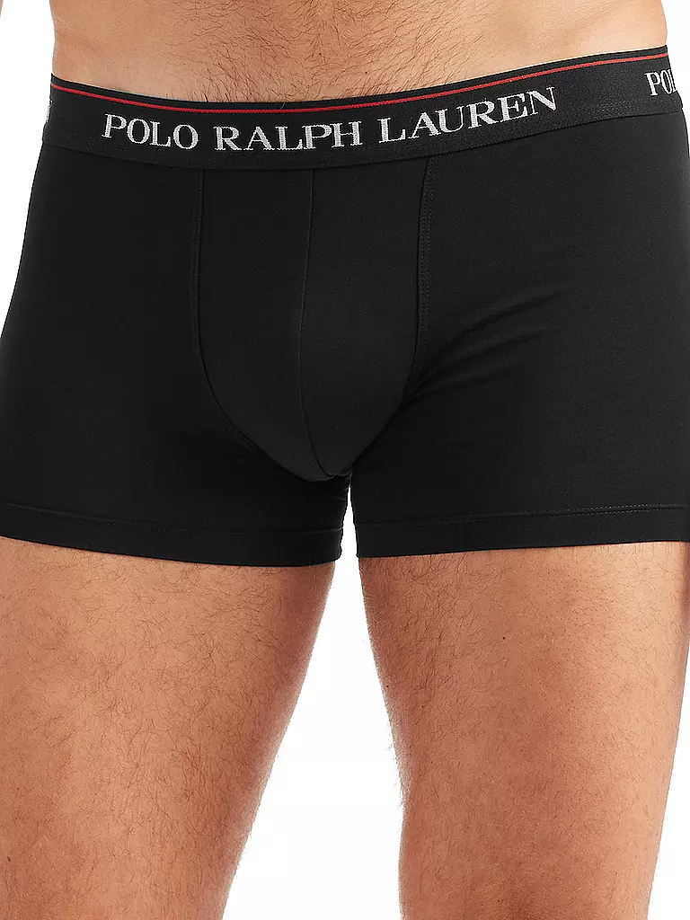 POLO RALPH LAUREN | Calzoncillos bóxer, paquete de 3, negro | 