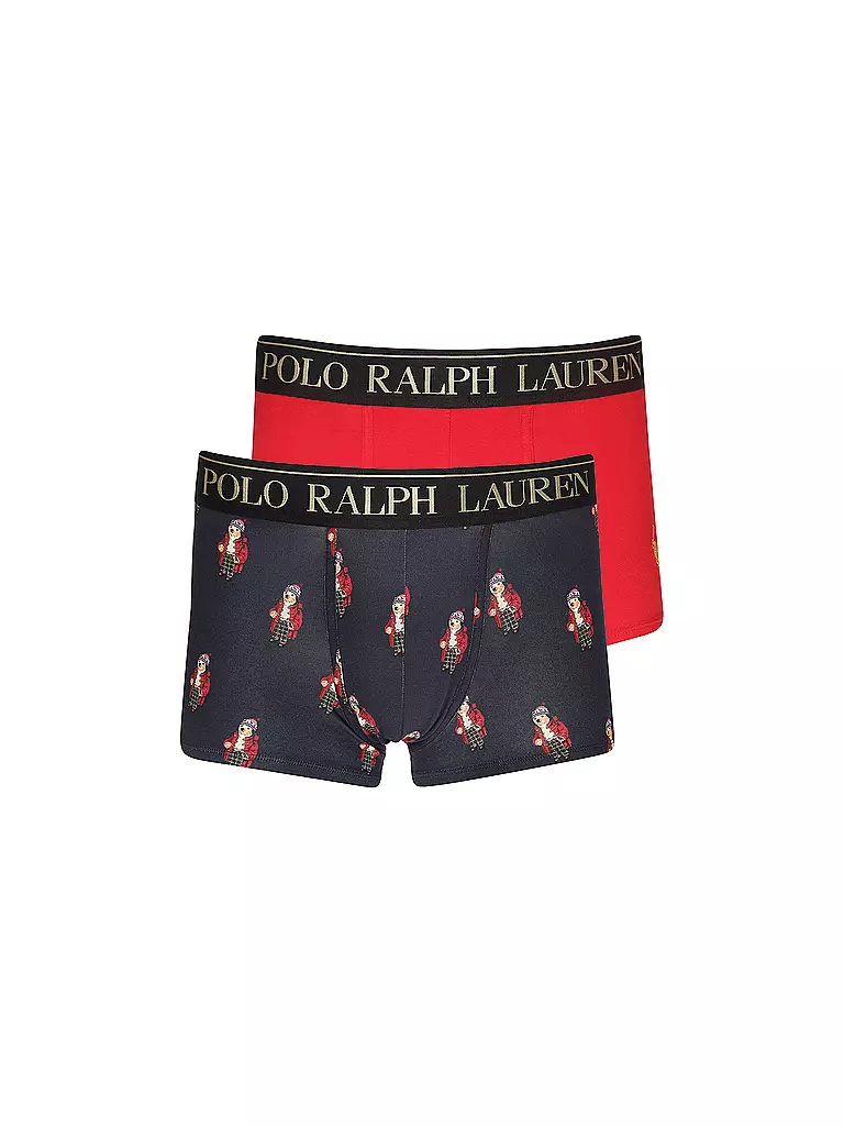 POLO RALPH LAUREN | Calzoncillos paquete de 2 GB rojo | Rojo oscuro