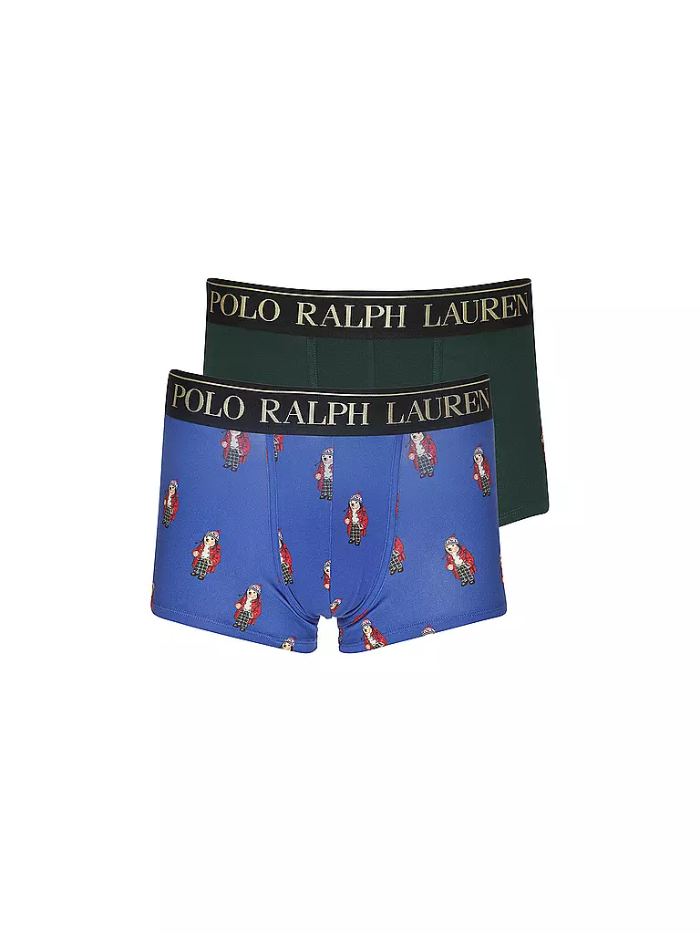 POLO RALPH LAUREN | Calzoncillos paquete de 2 GB verde royal | Azul